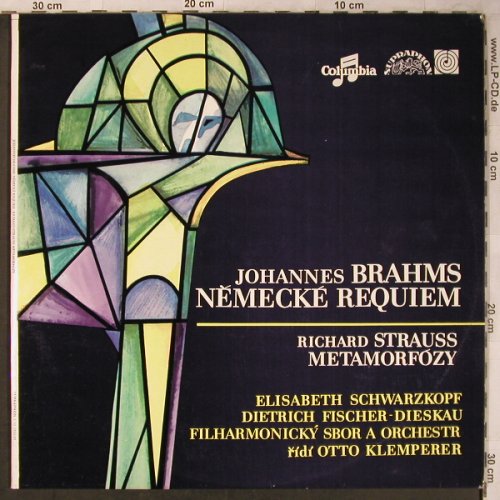 Brahms,Johannes / Strauss: Ein Deutsches Requiem/Metamorph, Supraphon/Columbia(1 12 1501-02), CZ, Foc, 1973 - 2LP - L8363 - 9,00 Euro