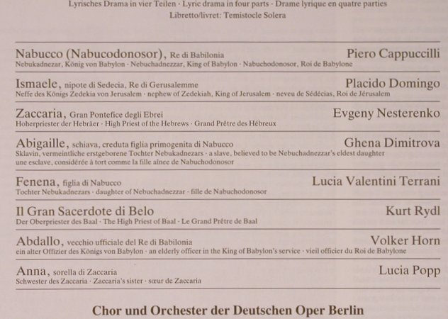 Verdi,Giuseppe: Nabucco, Box, Deutsche Gramophon(2741 021), D, 1983 - 3LP - L8365 - 9,00 Euro