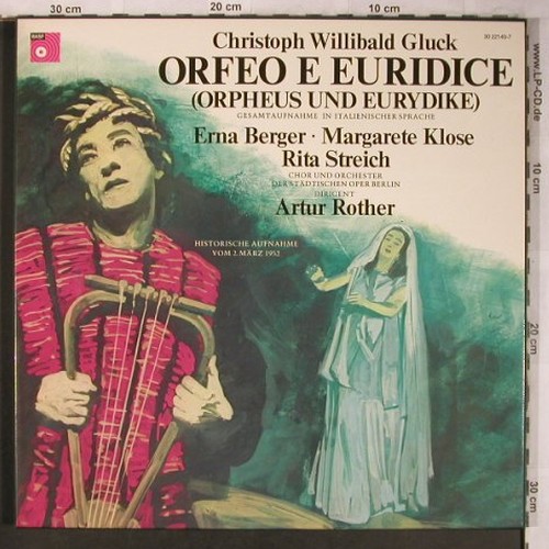 Gluck,Christoph Willibald: Orfeo e Euridice,(ital.) Box, BASF(30221 40-7), D, 1975 - 3LP - L8370 - 15,00 Euro