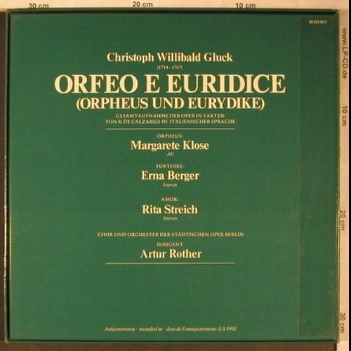 Gluck,Christoph Willibald: Orfeo e Euridice,(ital.) Box, BASF(30221 40-7), D, 1975 - 3LP - L8370 - 15,00 Euro