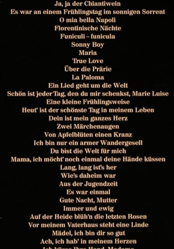 Schock,Rudolf: Meine schönsten Lieder, Foc, Ariola/Eurodisc (28 411-7), D, 1981 Typ: 2LP Best.-Nr.: L8377 Preis: 6,00 Euro