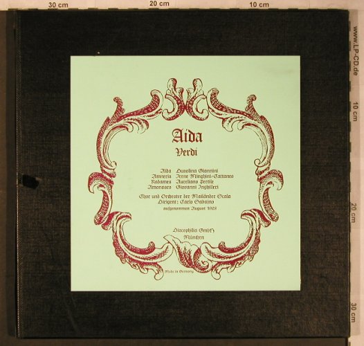 Verdi,Giuseppe: Aida - Box, Ri, toc, vg+/vg+, Discophilia(KS 7/9), D,  - 3LP - L8383 - 9,00 Euro