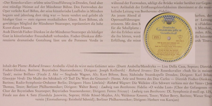 V.A.Zur Wiedereröffnung des: Nationaltheaters München 1963,5Tr., D.Gr. Tulip Ring Label(004 248), D, Foc, 1963 - LP - L8386 - 9,00 Euro