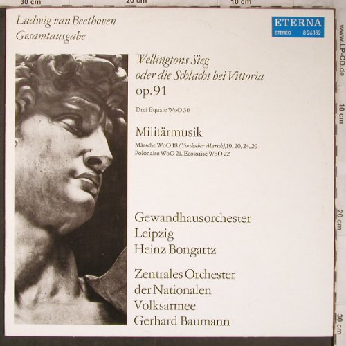 Beethoven,Ludwig van: Wellingtons Sieg op.91/Militärmusik, Eterna(8 26 182), DDR, 1971 - LP - L8397 - 9,00 Euro