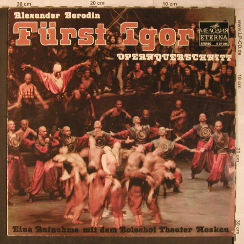 Borodin,Alexander: Fürst Igor-Opernqueerschnitt-Scenen, Melodia/Eterna(8 27 066), DDR, 1979 - LP - L8402 - 6,00 Euro