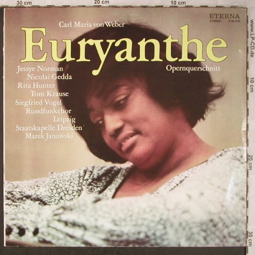 Weber,Carl Maria von: Euryanthe-Opernquerschnitt, Eterna(8 26 829), DDR, 1976 - LP - L8406 - 6,00 Euro
