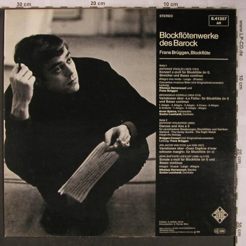 Brüggen,Frans: Blockflötenwerke d.Barock Vol.1, Telefunken(6.41357 AH), D, 1970 - LP - L8435 - 6,00 Euro