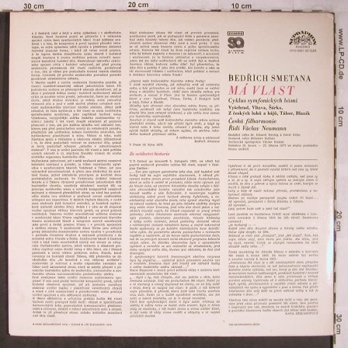 Smetana,Bedrich: Ma Vlast,Foc, Supraphon(1410 2021-22 QZ), CSSR, 1976 - 2LPQ - L8450 - 7,50 Euro