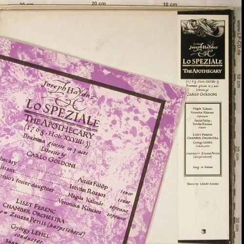 Haydn,Joseph: Lo Speziale, Box, m-/vg+, Hungaroton (SLPX-11926/27), H Typ: 2LP Best.-Nr.: L8458 Preis: 9,00 Euro