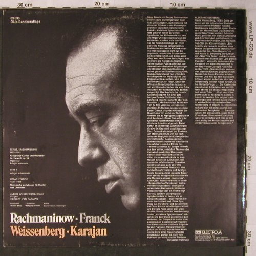 Rachmaninoff,Sergei / Franck: Klavierkonzert Nr.2/SinfonischeVari, EMI Electrola(63883), D, DSC,  - LP - L8466 - 7,50 Euro
