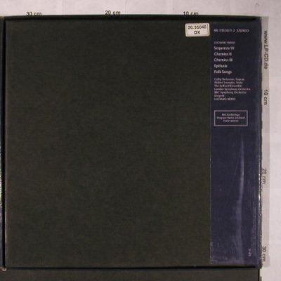 Berio,Luciano: Sequenza VI/Chemins II/Epifanie/Fol, RCA(RK 11530/1-2), D, 1972 - 2LP - L8470 - 22,50 Euro