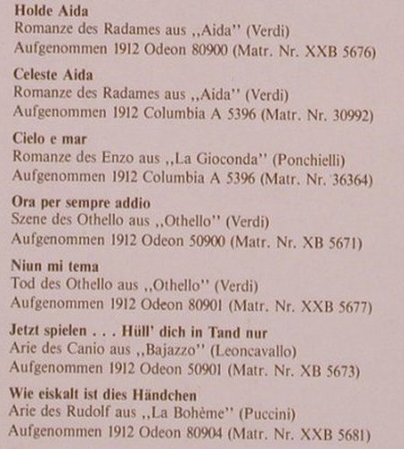 Slezak,Leo: IV, Court Opera Classics(CO 422), A,  - LP - L8475 - 6,00 Euro