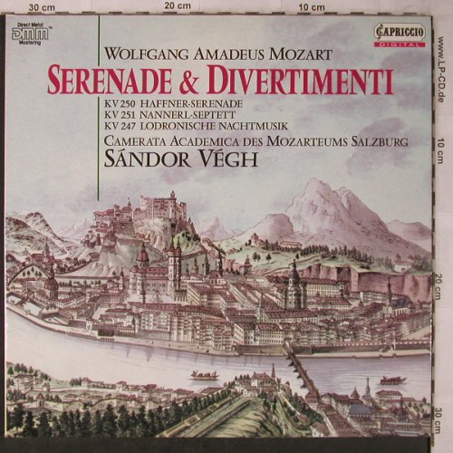 Mozart,Wolfgang Amadeus: Serenade&Divertimenti,KV250,251,247, Capriccio (47 411 4), D, Foc, 1980 Typ: 2LP Best.-Nr.: L8495 Preis: 7,50 Euro