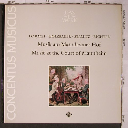 V.A.Musik am Mannheimerhof: J.C.Bach,Holzbauer,Stamitz,Richter, Telefunken(SAWT 9445-B), D,m-/vg+,  - LP - L8510 - 5,00 Euro