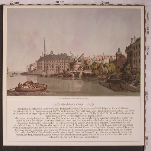 Mendelssohn Bartholdy,Felix: Lieder ohne Worte, Preiser(120 678), A,  - LP - L8524 - 9,00 Euro