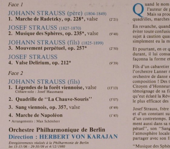 Strauß,Johann: Marche de Radetzky, Foc, D.Gr.(2532 027), F, 1982 - LP - L8525 - 7,50 Euro