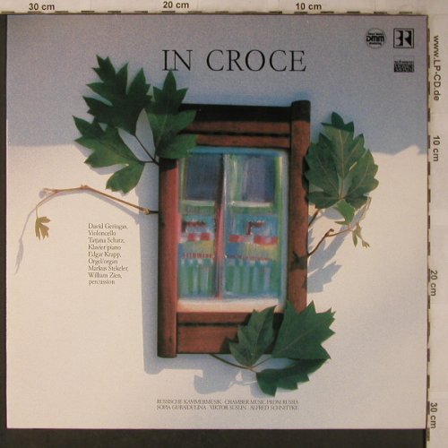 V.A.In Croce: Schnittke, Gubaidulina, Suslin, Schwann Musica Mundi (VSM 1064), D, 1987 Typ: LP Best.-Nr.: L8536 Preis: 14,00 Euro