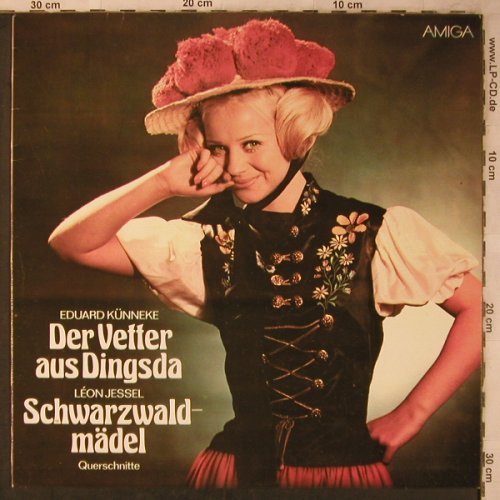Künneke,Eduard / Leon Jessel: Der Vetter aus Dingsda/Schwarzwaldm, Amiga(8 45 070), DDR, 1981 - LP - L8537 - 6,00 Euro