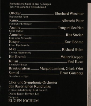 Weber,Carl Maria von: Der Freischütz, Foc, D.Gr. Resonance(2727 003), D, Ri, 1981 - 2LP - L8538 - 7,50 Euro