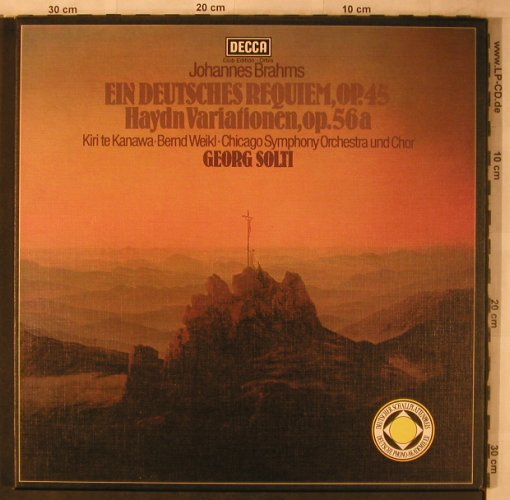 Brahms,Johannes: Ein Deutsches Requiem, Box, Decca Club Ed.(31 263 7), D, 1979 - 2LP - L8546 - 9,00 Euro