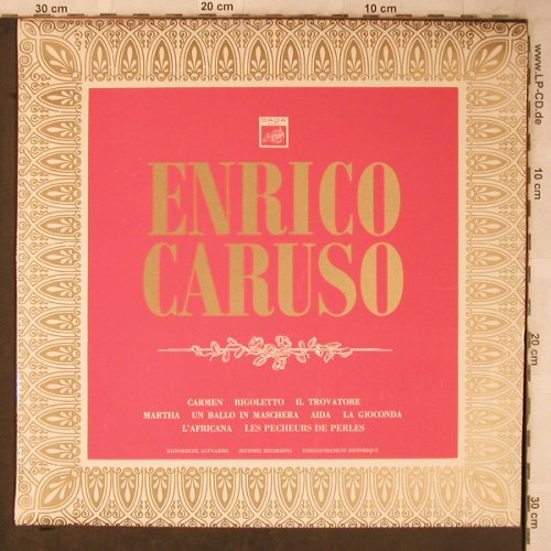 Caruso,Enrico: Same, Air de la Fleur..., SAGA(FID 2063), UK, 1963 - LP - L8554 - 7,50 Euro