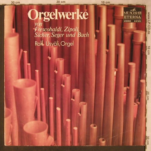 V.A,Orgelwerke: Frescobaldi,Zipoli,Sicher,Seger,Bac, Melodia/Eterna (8 27 072), DDR,m-/vg+, 1979 Typ: LP Best.-Nr.: L8566 Preis: 5,00 Euro