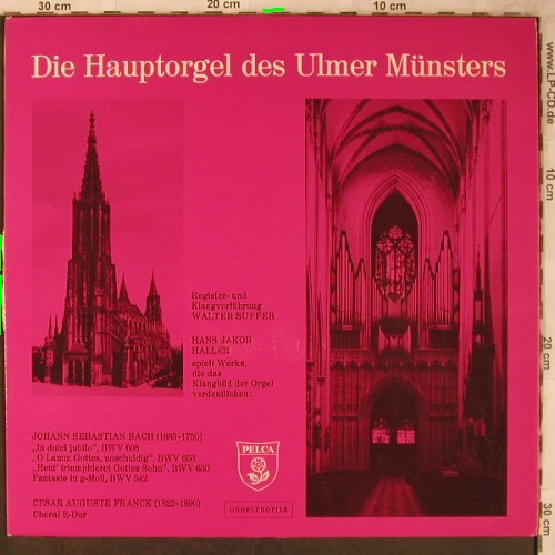 V.A.Die Hauptorgel d.Ulmer Münsters: Register u.Klangvorführung,W,Supper, Pelca(PSR 40538), D, m-/VG-,  - LP - L8568 - 4,00 Euro