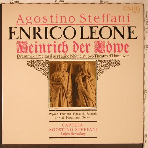 Steffani,Agostino: Enrico Leone, Foc, Gr.Querschnitt., Calig(CAÖ 30 855), D, 1986 - LP - L8574 - 12,50 Euro
