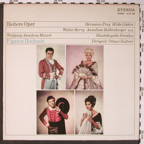 Mozart,Wolfgang Amadeus: Figaros Hochzeit, Heitere Oper, Eterna, ,m-/vg+(8 25 506), DDR, 1975 - LP - L8595 - 5,00 Euro