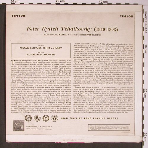 Tschaikowsky,Peter: Nutcracker Suite, Fantasie..VG+/VG+, SAGA(STM 6011), UK,  - LP - L8609 - 5,00 Euro