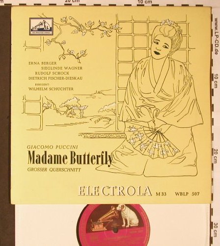 Puccini,Giacomo: Madame Butterfly-Gr.Querschnitt, EMI (WBLP 507), D, vg+/m- Typ: 10" Best.-Nr.: L8622 Preis: 6,00 Euro