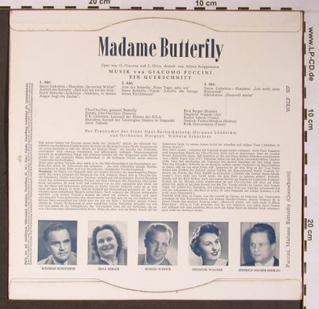 Puccini,Giacomo: Madame Butterfly-Gr.Querschnitt, EMI(WBLP 507), D, vg+/m-,  - 10inch - L8622 - 6,00 Euro