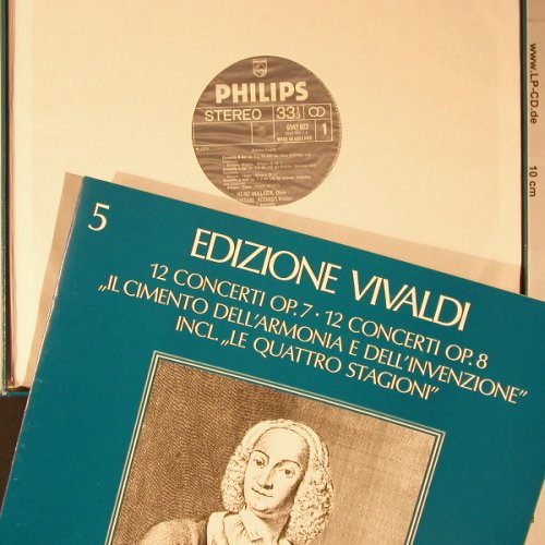 Vivaldi,Antonio: 12 Conzerti op.7, op.8. Box, Philips (6768 011), NL, Ri Typ: 5LP Best.-Nr.: L8635 Preis: 17,50 Euro