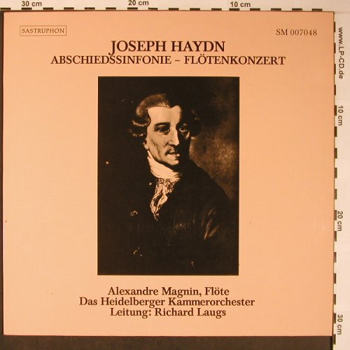 Haydn,Joseph: Sinfonie Nr.45 fis-moll/Flötenkonze, Sastruphon (SM 007 048), D Typ: LP Best.-Nr.: L8636 Preis: 6,00 Euro