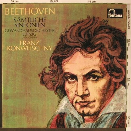 Beethoven,Ludwig van: 9 Sinfonien,Box, Fontana(K 71 BA 600), NL,Ri,  - 6LP - L8637 - 45,00 Euro