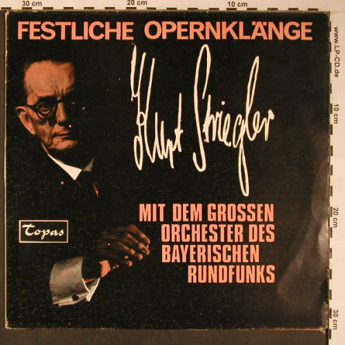 V.A.Festliche Opernklänge: Der Barbier v.S...Macht des Schicks, Topas, vg-/vg+(LP 2620), D,Bad Cond,  - LP - L8643 - 4,00 Euro