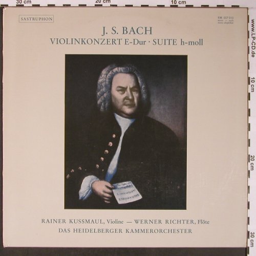 Bach,Johann Sebastian: Violinkonzert E-Dur/Suite h-moll, Sastruphon(SM 007 010), D,  - LP - L8654 - 7,50 Euro