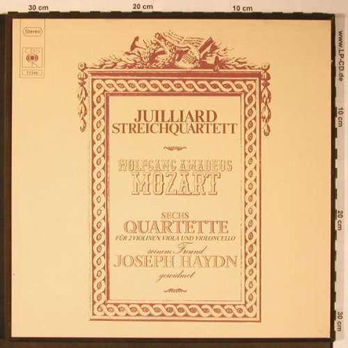 Mozart,Wolfgang Amadeus: Die sechs Haydn-Quartette,Box, CBS(77349), NL, 1973 - 3LP - L8663 - 14,00 Euro