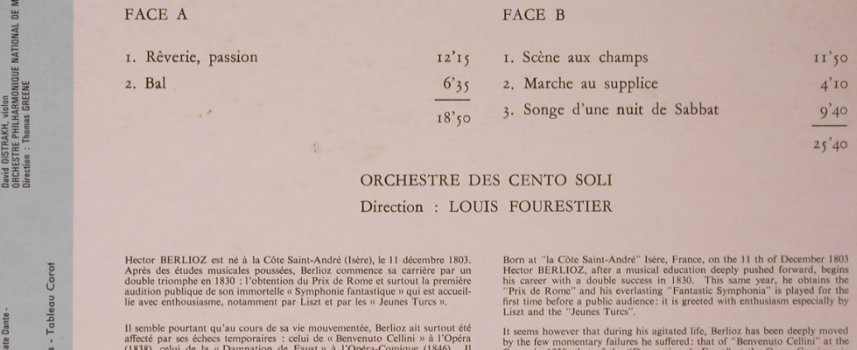 Berlioz,Hector: Sinfonie Fantastique op. 14, Ri, Musidisc(30 RC 830), F,  - LP - L8668 - 6,00 Euro