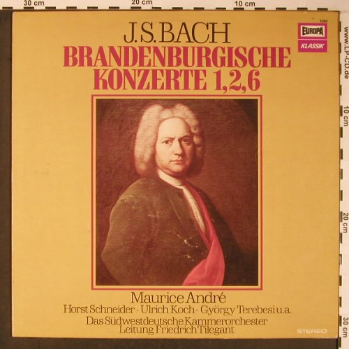 Bach,Johann Sebastian: BrandenburgischeKonzerte1,2,6/3,4,5, Europa (1203/1204), D Typ: LPx2 Best.-Nr.: L8680 Preis: 9,00 Euro