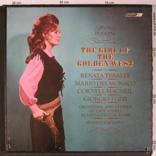 Puccini,Giacomo: The Girl of the Golden West, Box, London ffrr(OSA 1306), UK/US, co,  - LP - L8684 - 17,50 Euro