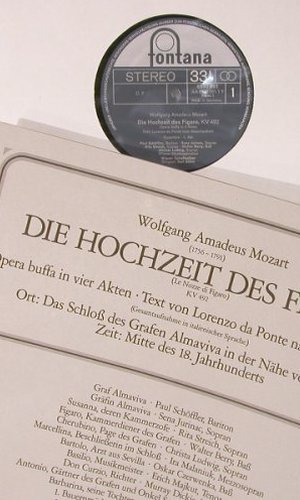 Mozart,Wolfgang Amadeus: Die Hochzeit des Figaro , Box, Fontana(6706 006), D, 1971 - 3LP - L8706 - 12,50 Euro