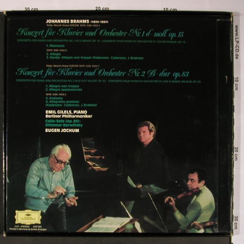 Brahms,Johannes: Die Klavierkonzerte, Box, D.Gr.(2707 064), D, 1972 - 2LP - L8712 - 14,00 Euro