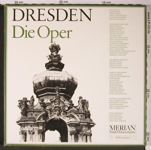 V.A.Dresden die Oper: Musik Dokumentation,Merian,Box, BASF berolina (72 22179-2), D, m-/vg+ Typ: 6LP Best.-Nr.: L8713 Preis: 24,00 Euro
