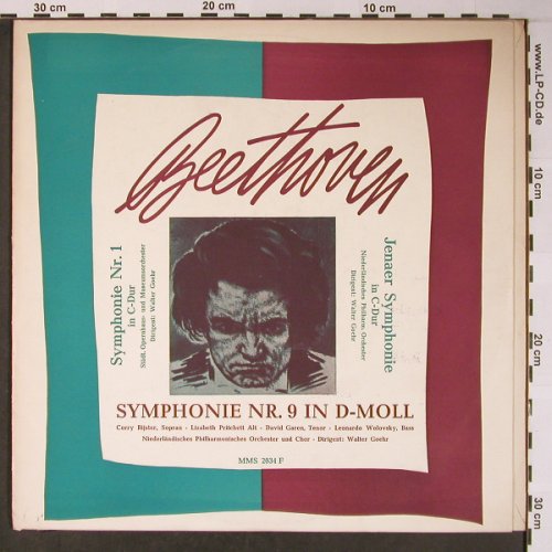 Beethoven,Ludwig van: Symphonie Nr.9, op.125, Foc, Concert Hall(MMS-2034 F), badQuality,  - 2LP - L8720 - 7,50 Euro