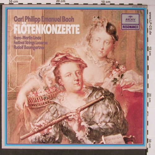 Bach,Carl Philipp Emanuel: Flötenkonzerte, Ri, Archiv Resonance (2547 021), D, Ri, 1968 Typ: LP Best.-Nr.: L8733 Preis: 5,00 Euro