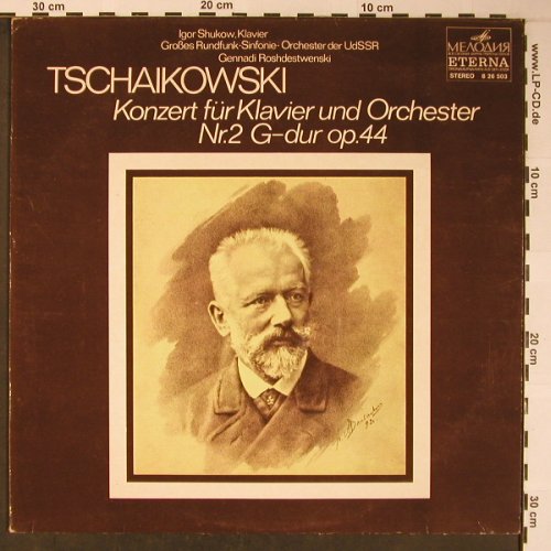 Tschaikowsky,Peter: Konzert für Klavier &Orch,Nr.2g-dur, Melodia/Eterna(8 26 503), DDR, 1975 - LP - L8745 - 9,00 Euro