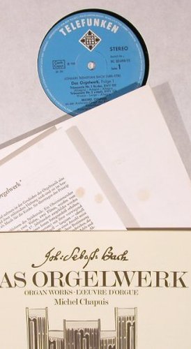 Bach,Johann Sebastian: Das Orgelwerk Vol.1, Box, Telefunken (6.35076 EK), D, 1968 Typ: 2LP Best.-Nr.: L8749 Preis: 12,50 Euro