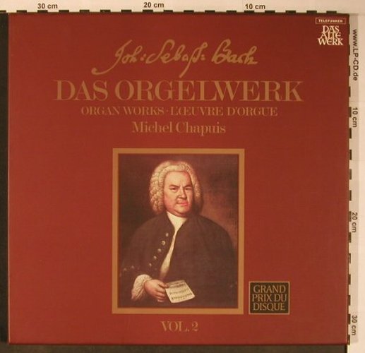 Bach,Johann Sebastian: Das Orgelwerk Vol.2, Box, Telefunken (6:35077 EK), D Typ: 2LP Best.-Nr.: L8750 Preis: 12,50 Euro