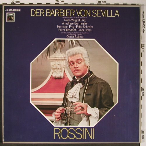 Rossini,Gioacchino: Der Barbier von Sevilla,Box, EMI (C 153-28 918/19), D, Ri Typ: 2LP Best.-Nr.: L8751 Preis: 9,00 Euro